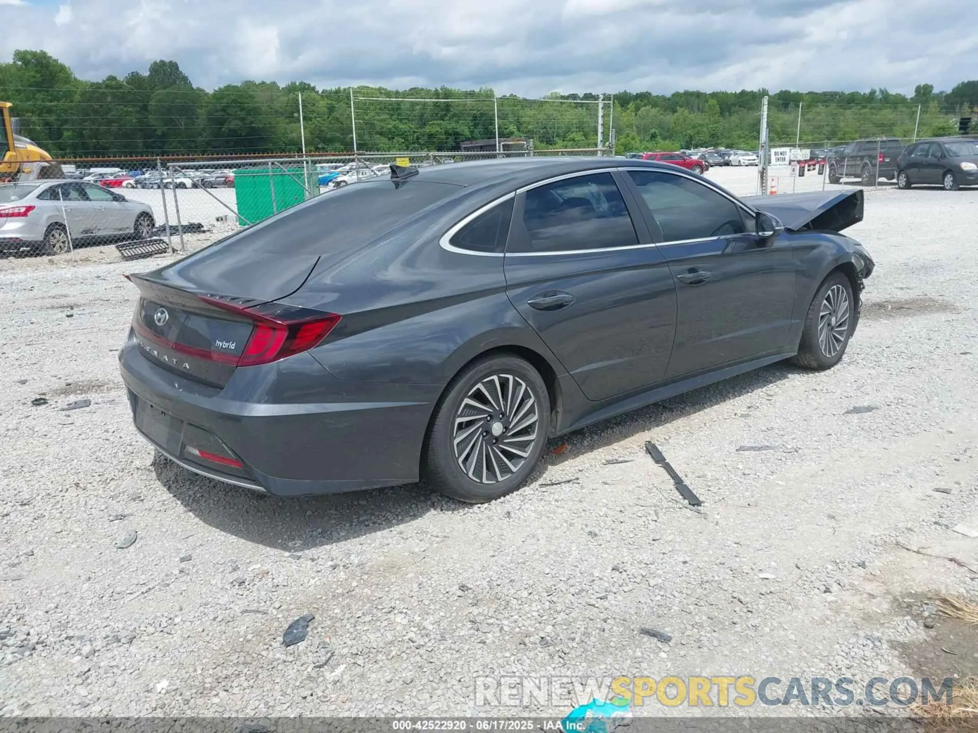 4 fotografías del automóvil dañado KMHL54JJXMA032043 HYUNDAI SONATA 2021