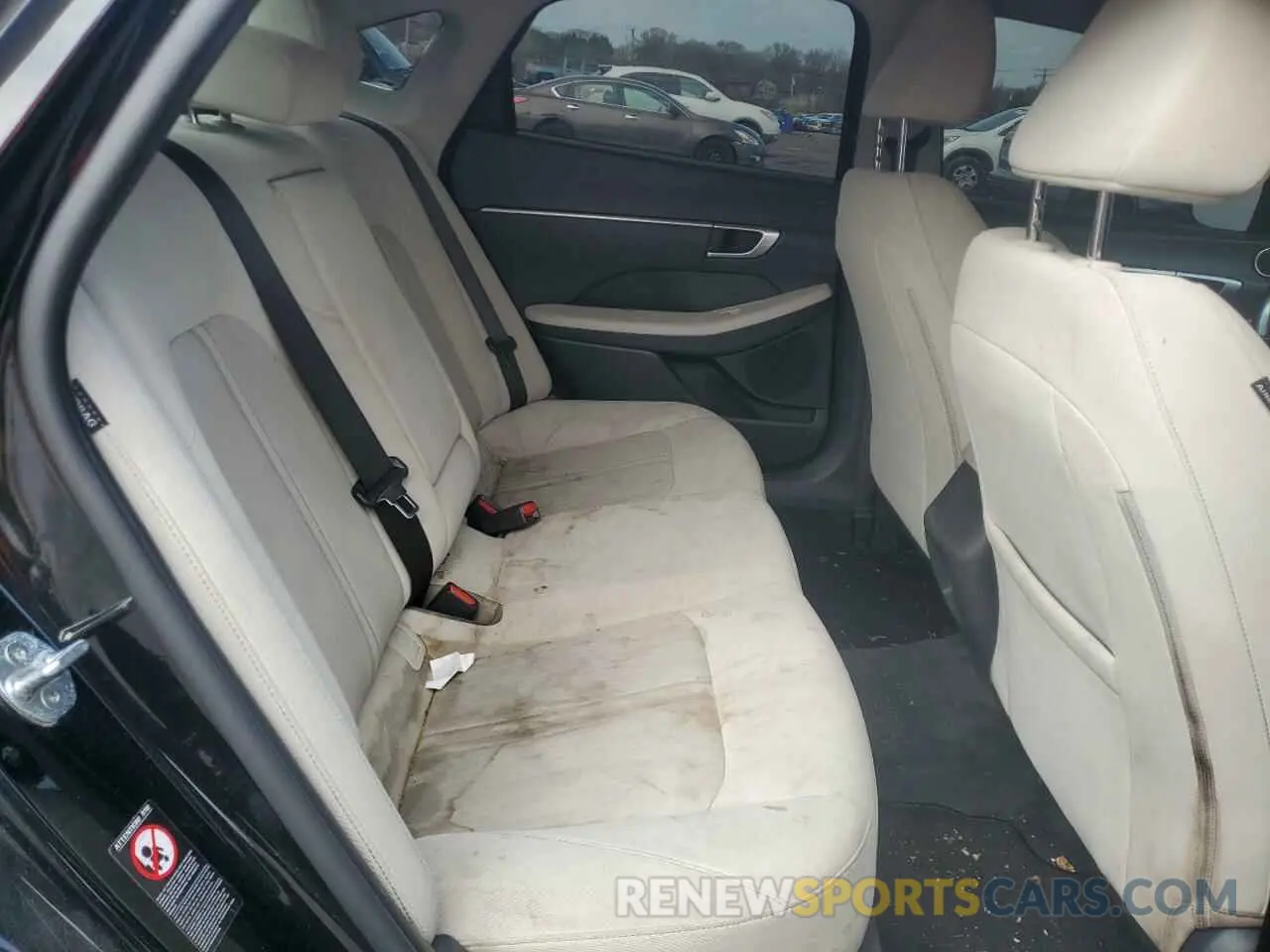 10 fotografías del automóvil dañado KMHL64JA0MA146422 HYUNDAI SONATA 2021