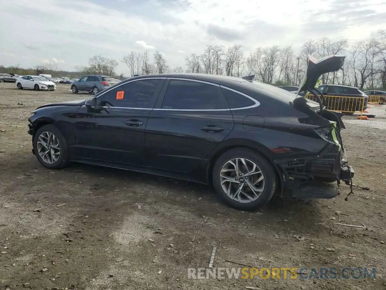 2 fotografías del automóvil dañado KMHL64JA0MA146422 HYUNDAI SONATA 2021