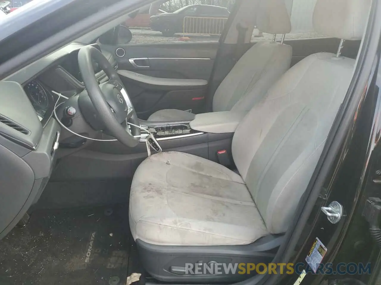 7 fotografías del automóvil dañado KMHL64JA0MA146422 HYUNDAI SONATA 2021