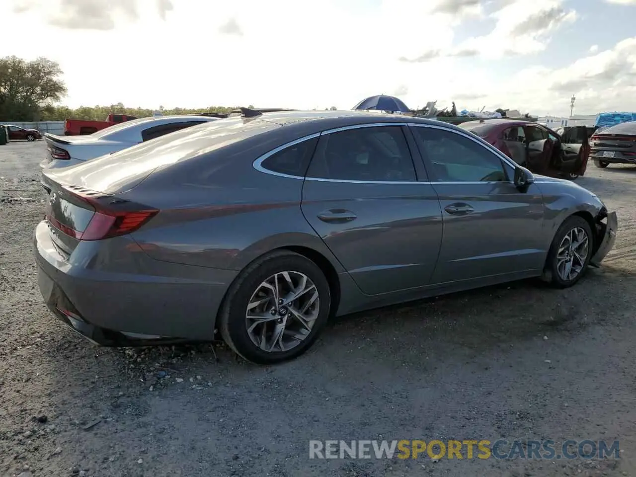 3 fotografías del automóvil dañado KMHL64JA0MA148672 HYUNDAI SONATA 2021