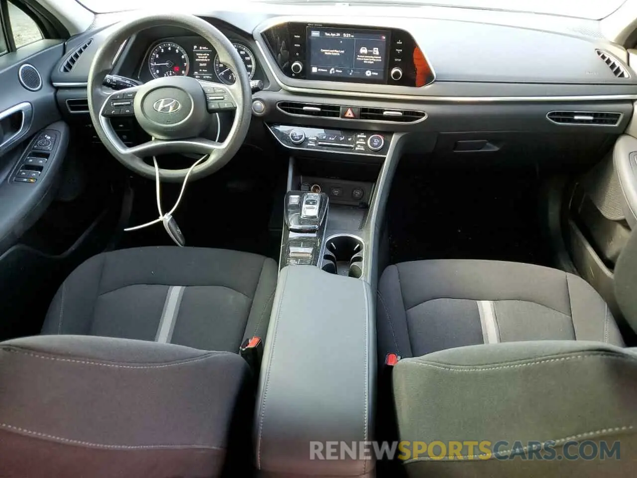8 fotografías del automóvil dañado KMHL64JA0MA148672 HYUNDAI SONATA 2021