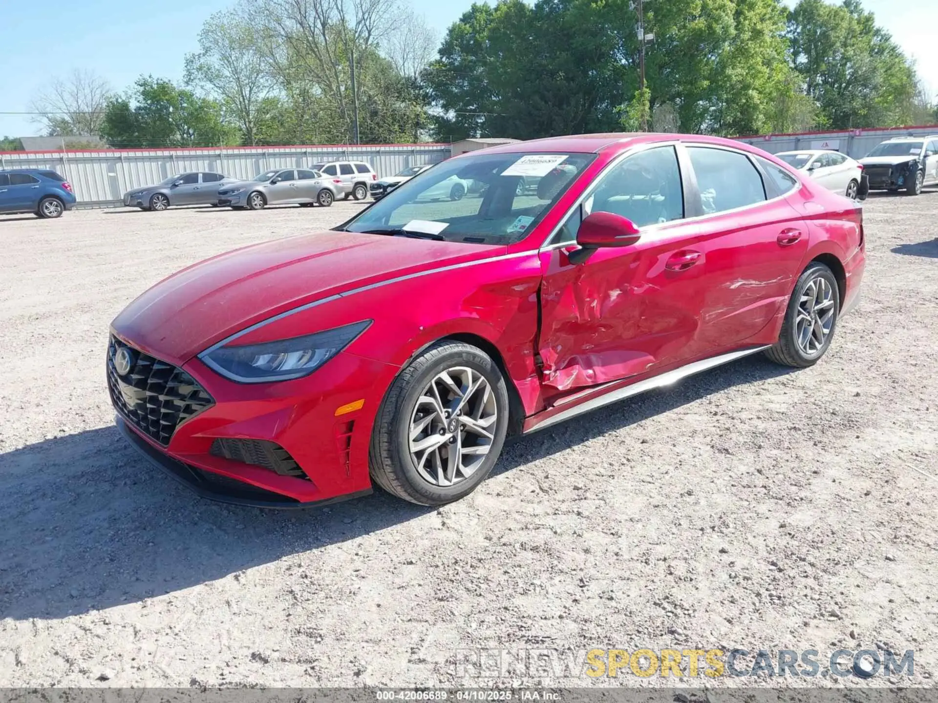 2 fotografías del automóvil dañado KMHL64JA0MA155069 HYUNDAI SONATA 2021