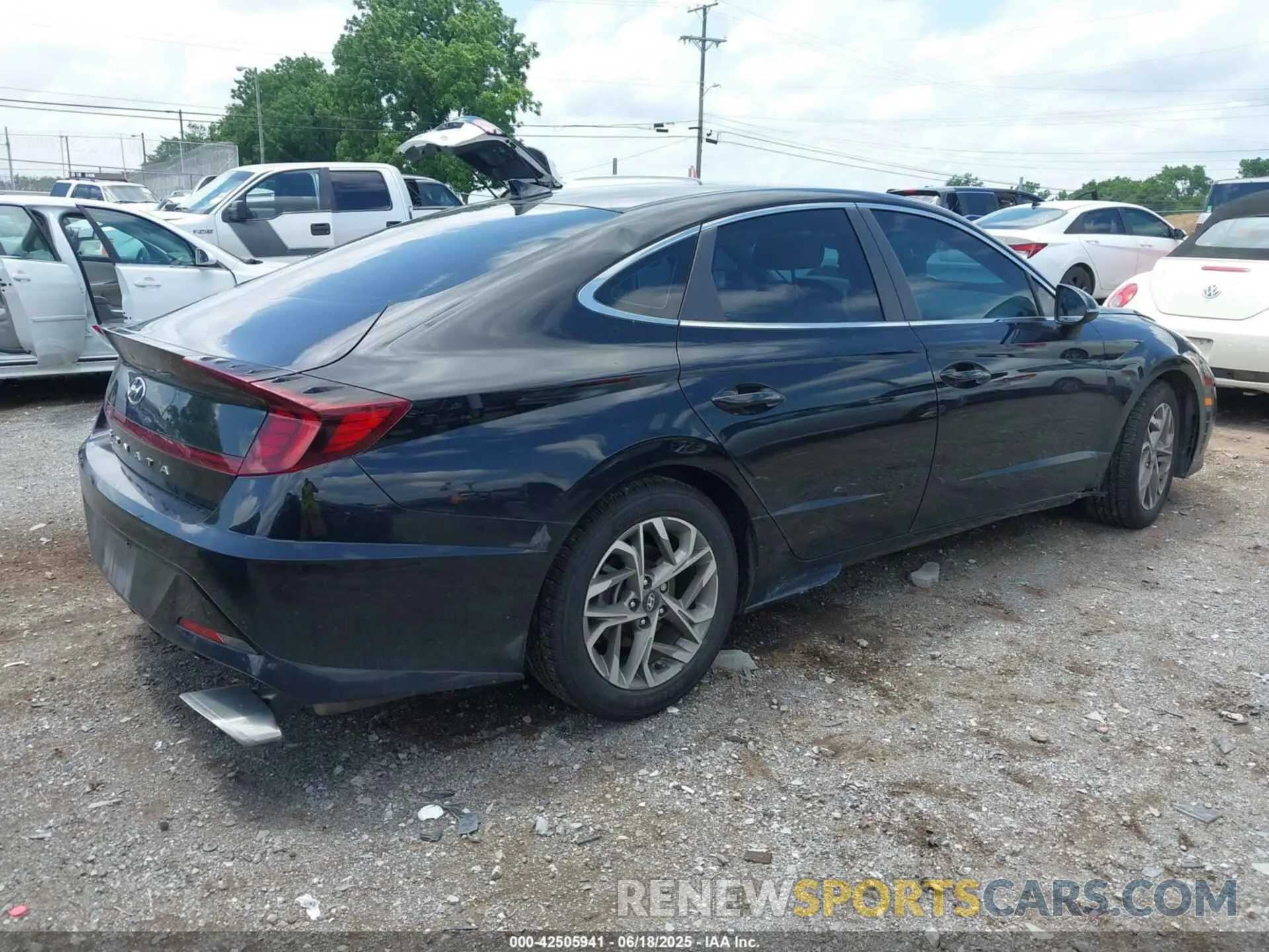 4 fotografías del automóvil dañado KMHL64JA3MA147029 HYUNDAI SONATA 2021