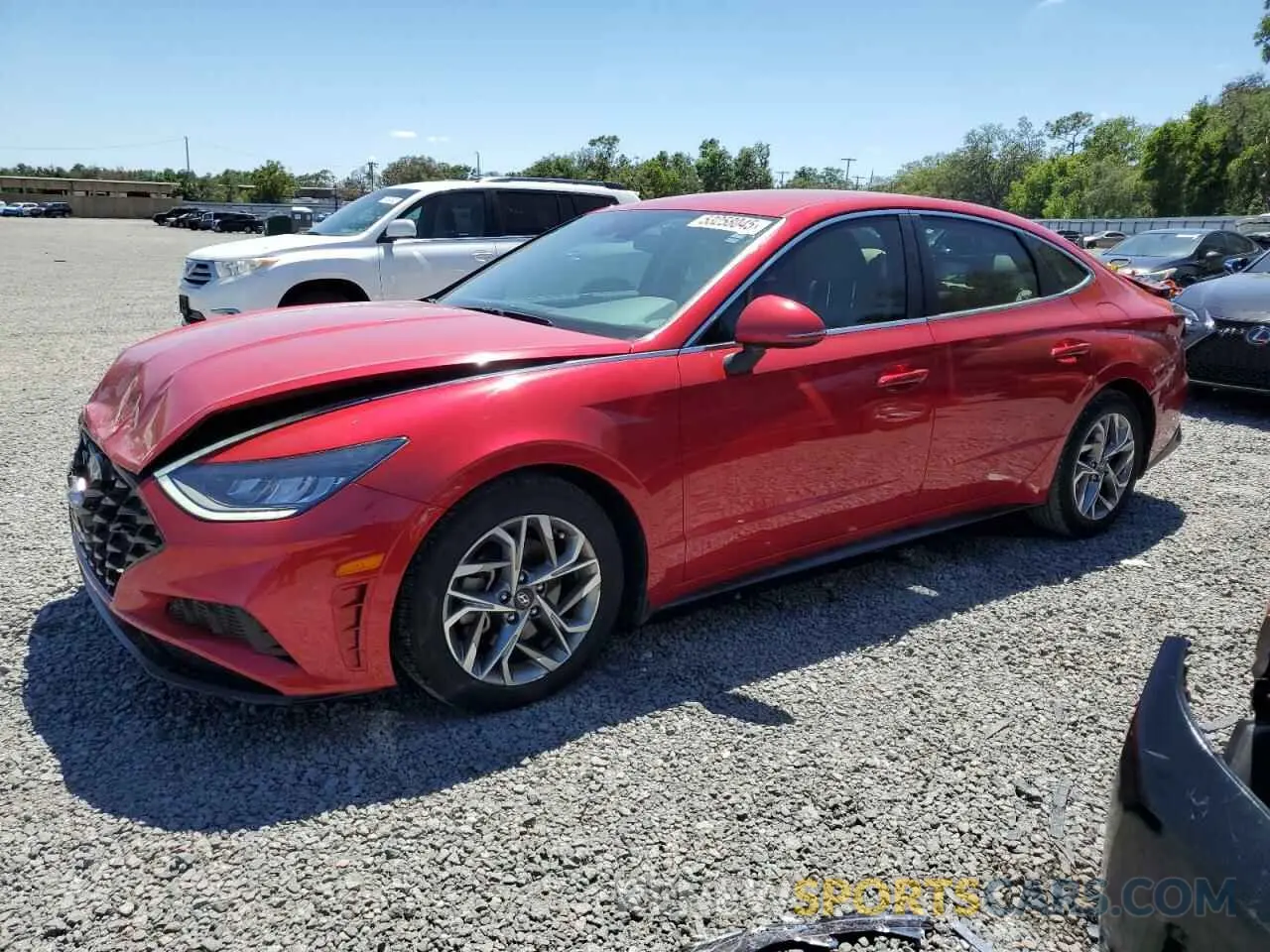 1 fotografías del automóvil dañado KMHL64JA3MA158984 HYUNDAI SONATA 2021
