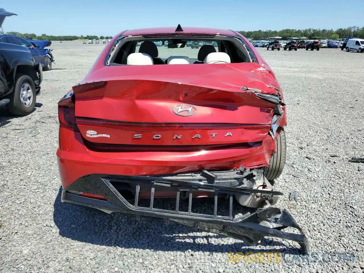 6 fotografías del automóvil dañado KMHL64JA3MA158984 HYUNDAI SONATA 2021