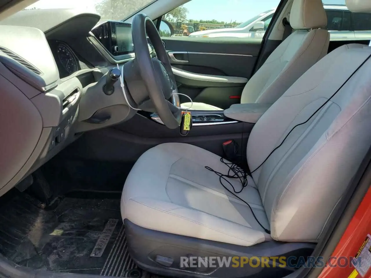 7 fotografías del automóvil dañado KMHL64JA3MA158984 HYUNDAI SONATA 2021