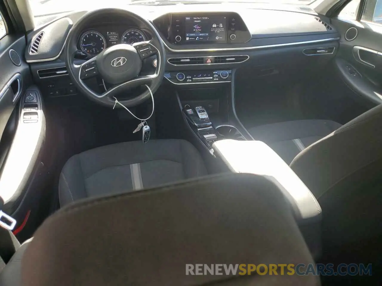 8 fotografías del automóvil dañado KMHL64JA5MA165712 HYUNDAI SONATA 2021