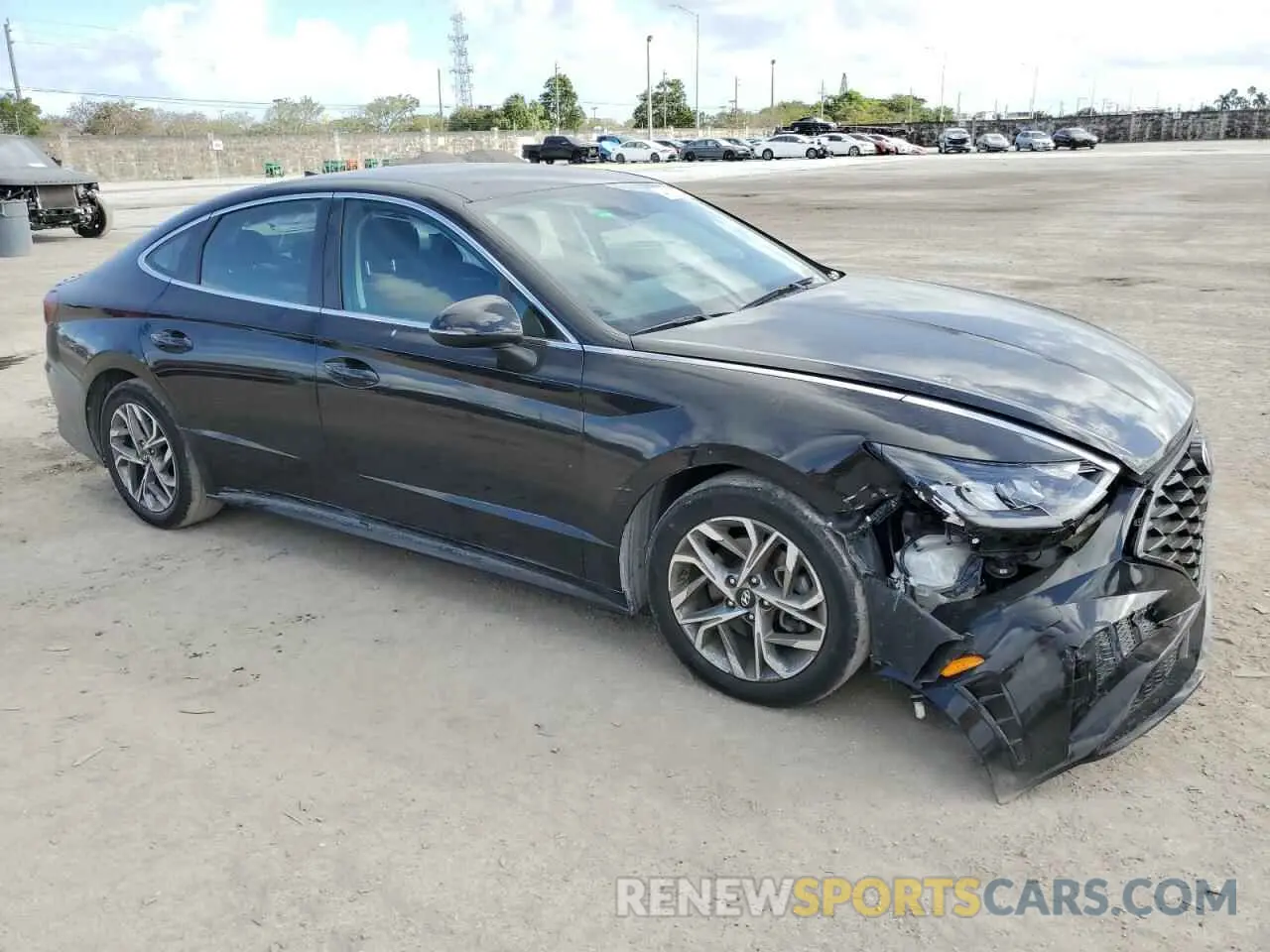 4 fotografías del automóvil dañado KMHL64JA6MA144982 HYUNDAI SONATA 2021