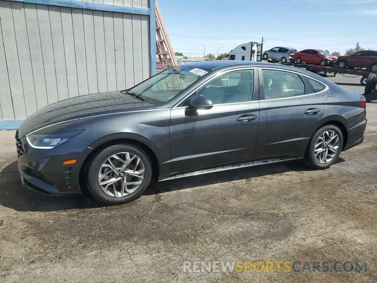 1 fotografías del automóvil dañado KMHL64JA6MA155027 HYUNDAI SONATA 2021