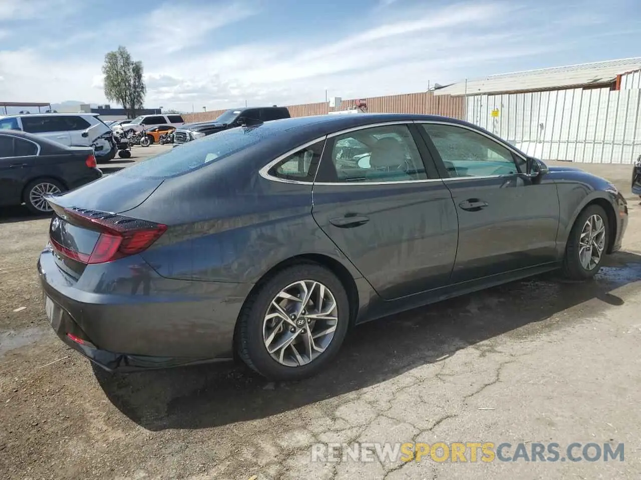 3 fotografías del automóvil dañado KMHL64JA6MA155027 HYUNDAI SONATA 2021
