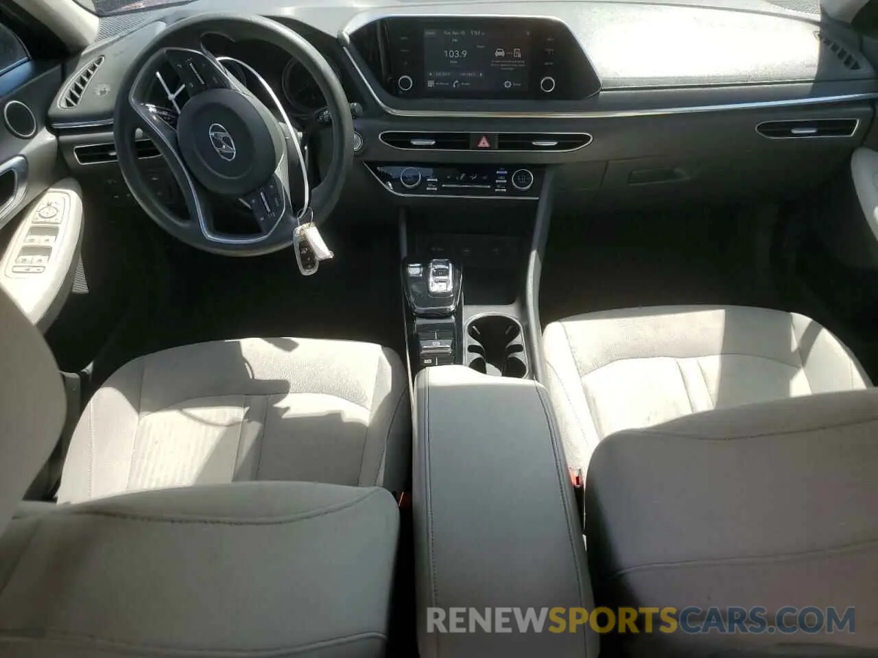 8 fotografías del automóvil dañado KMHL64JA6MA155027 HYUNDAI SONATA 2021