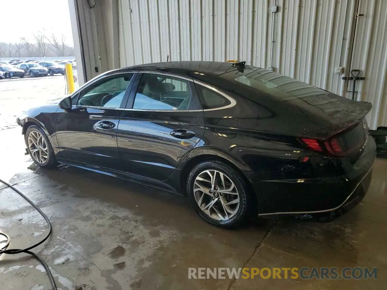 2 fotografías del automóvil dañado KMHL64JA7MA143503 HYUNDAI SONATA 2021