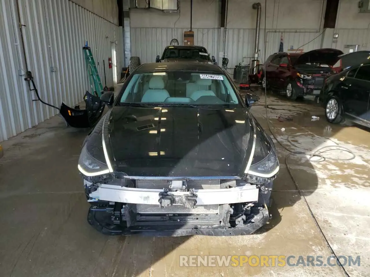 5 fotografías del automóvil dañado KMHL64JA7MA143503 HYUNDAI SONATA 2021
