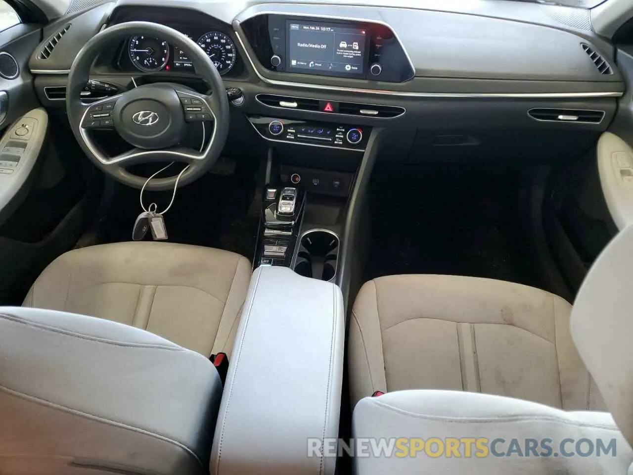 8 fotografías del automóvil dañado KMHL64JA7MA143503 HYUNDAI SONATA 2021