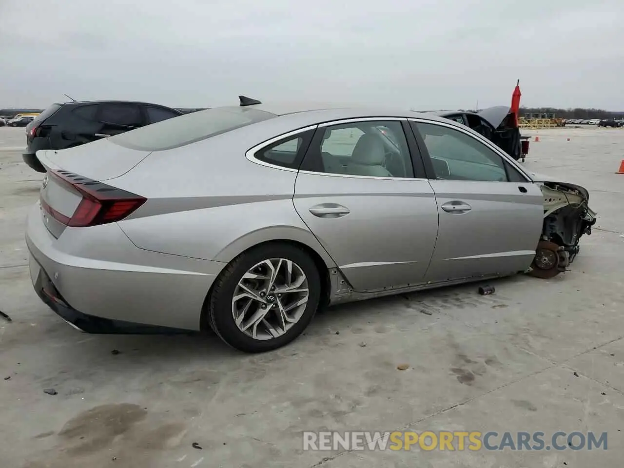 3 fotografías del automóvil dañado KMHL64JA8MA151805 HYUNDAI SONATA 2021