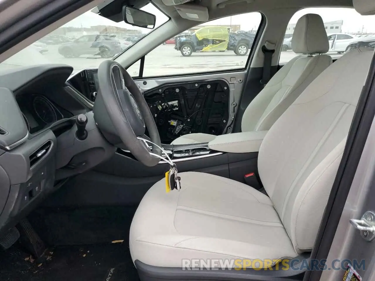 7 fotografías del automóvil dañado KMHL64JA8MA151805 HYUNDAI SONATA 2021