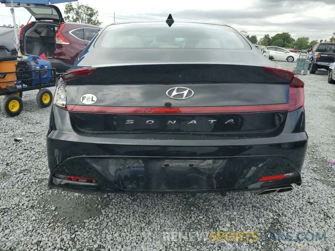 6 fotografías del automóvil dañado KMHL64JA8MA158186 HYUNDAI SONATA 2021