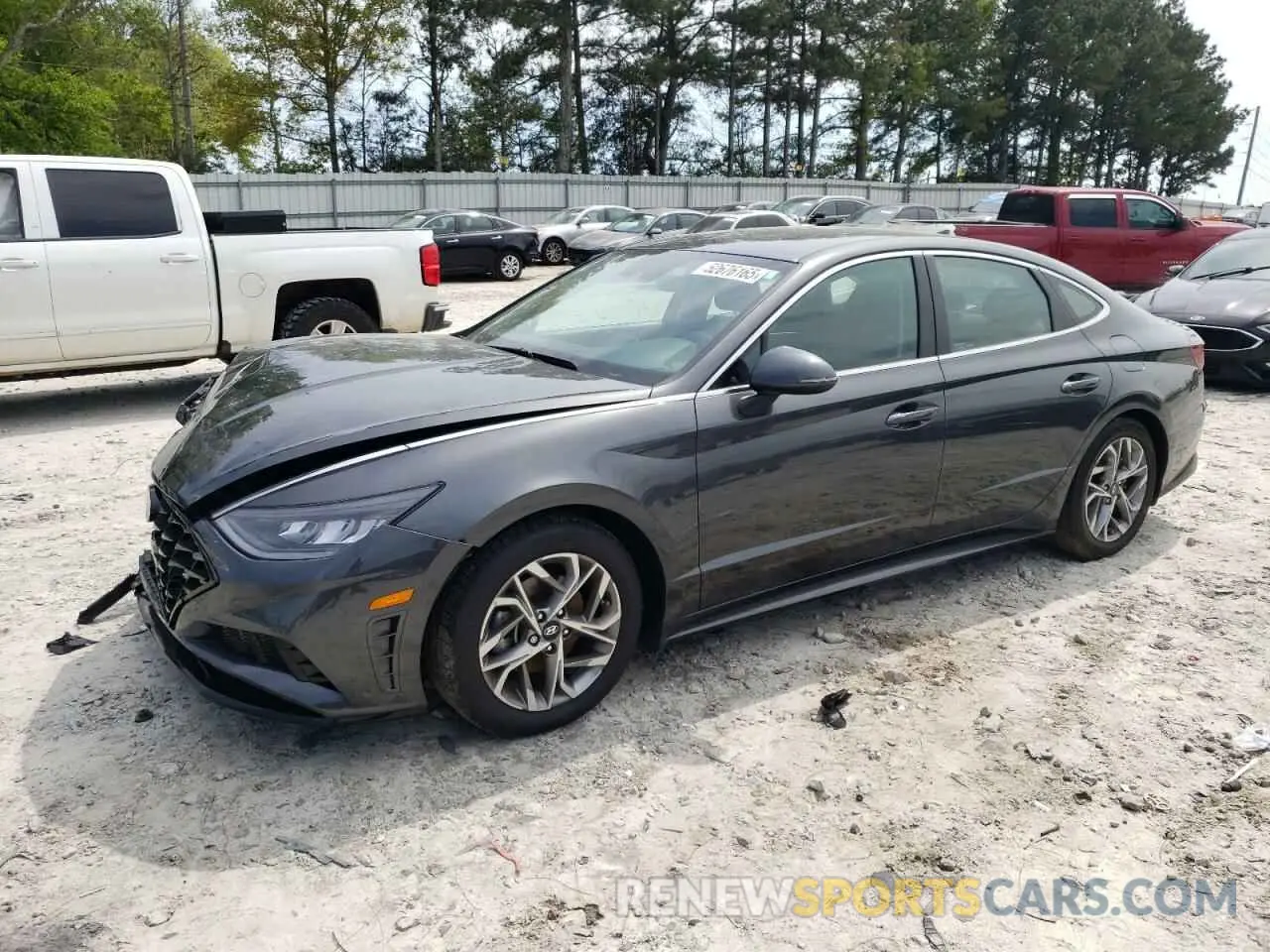 1 fotografías del automóvil dañado KMHL64JAXMA144421 HYUNDAI SONATA 2021