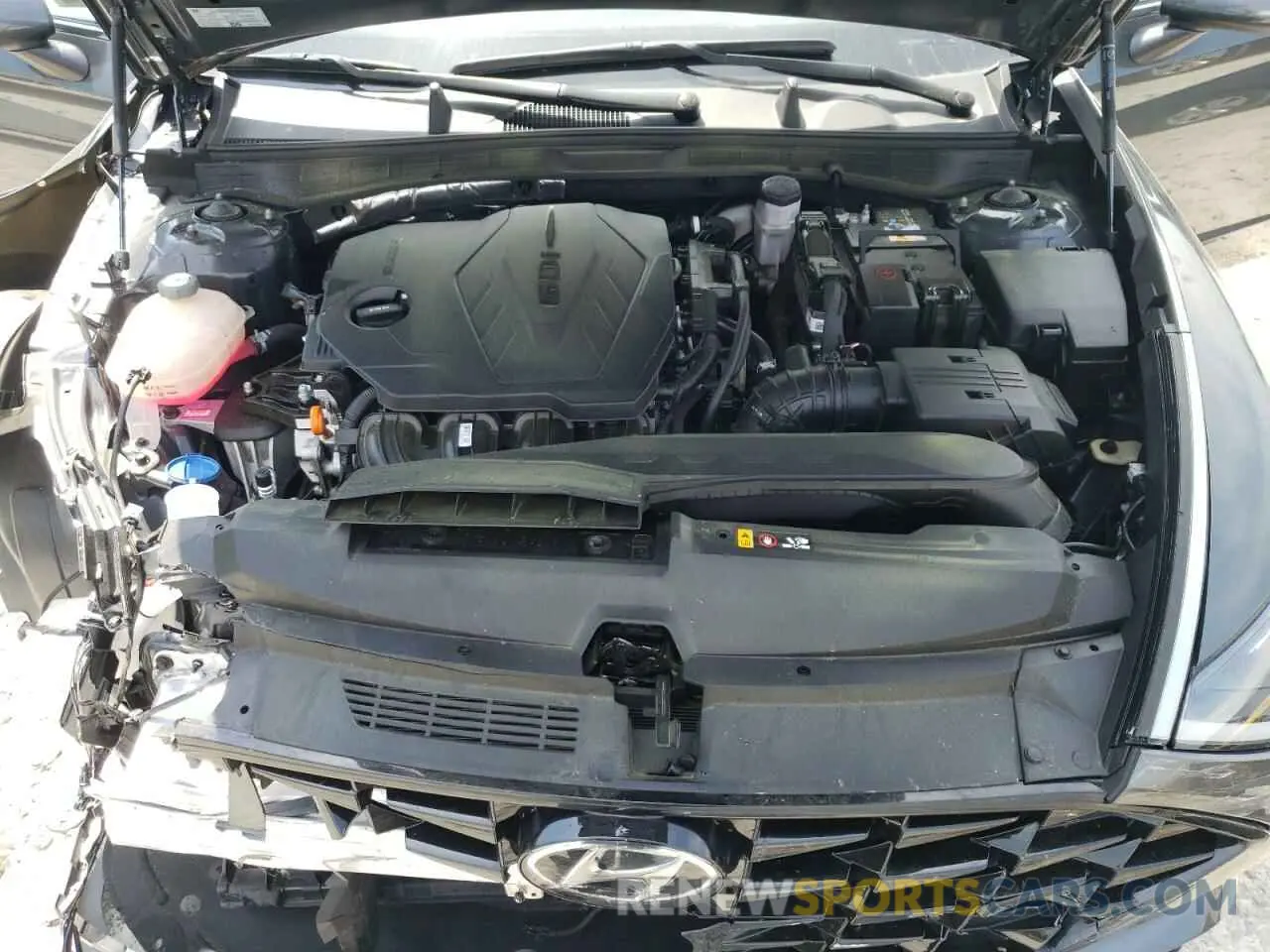 11 fotografías del automóvil dañado KMHL64JAXMA144421 HYUNDAI SONATA 2021