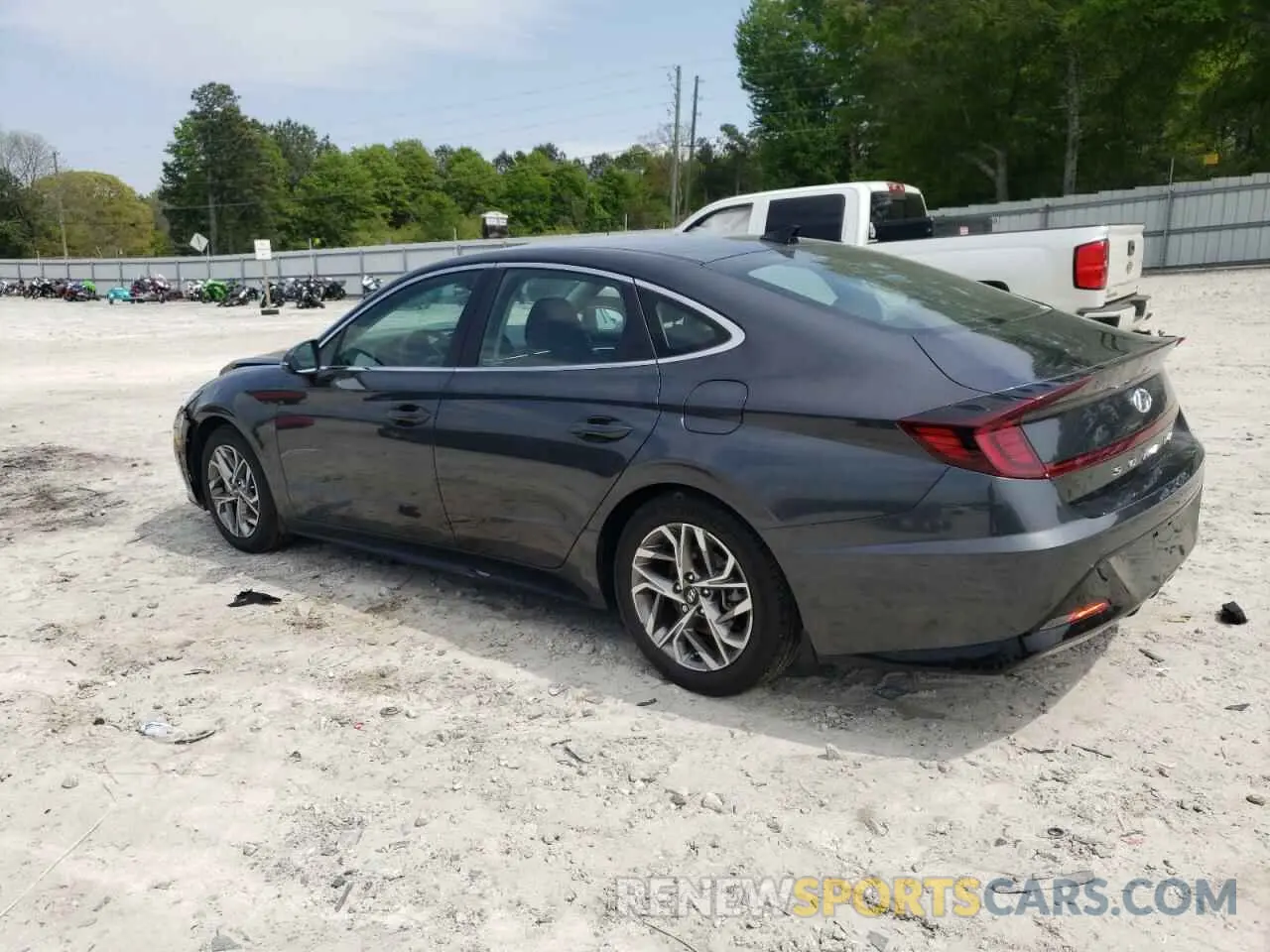 2 fotografías del automóvil dañado KMHL64JAXMA144421 HYUNDAI SONATA 2021