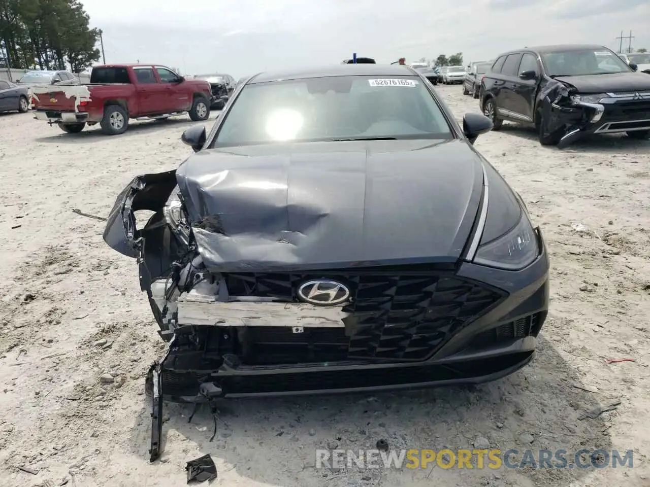5 fotografías del automóvil dañado KMHL64JAXMA144421 HYUNDAI SONATA 2021