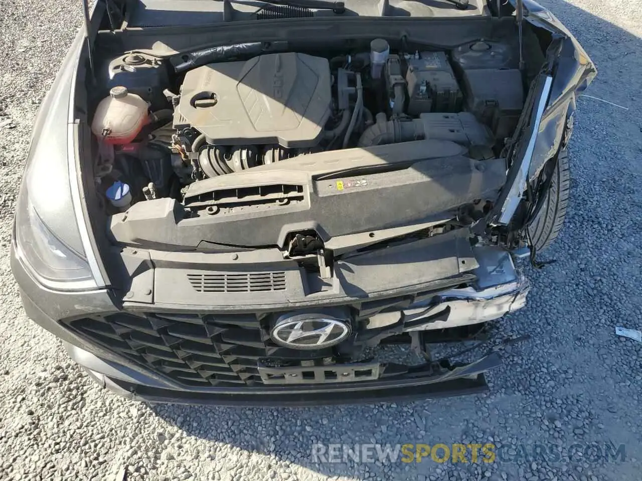 11 fotografías del automóvil dañado KMHL64JAXMA150977 HYUNDAI SONATA 2021