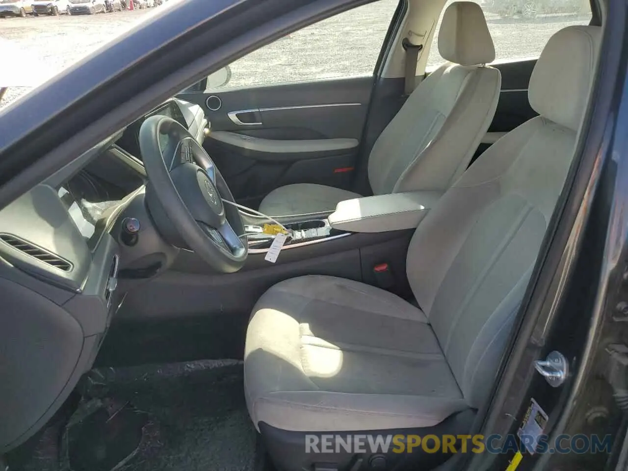 7 fotografías del automóvil dañado KMHL64JAXMA150977 HYUNDAI SONATA 2021