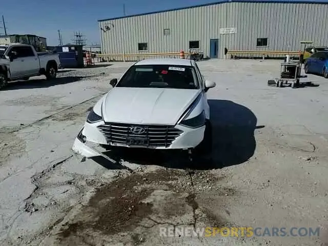 10 fotografías del automóvil dañado 5NPEG4JA2NH138276 HYUNDAI SONATA 2022