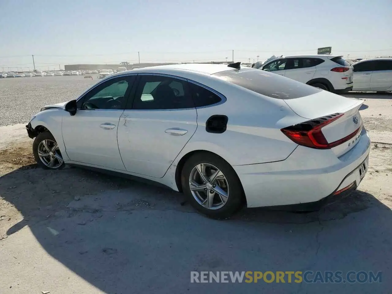 2 fotografías del automóvil dañado 5NPEG4JA2NH138276 HYUNDAI SONATA 2022