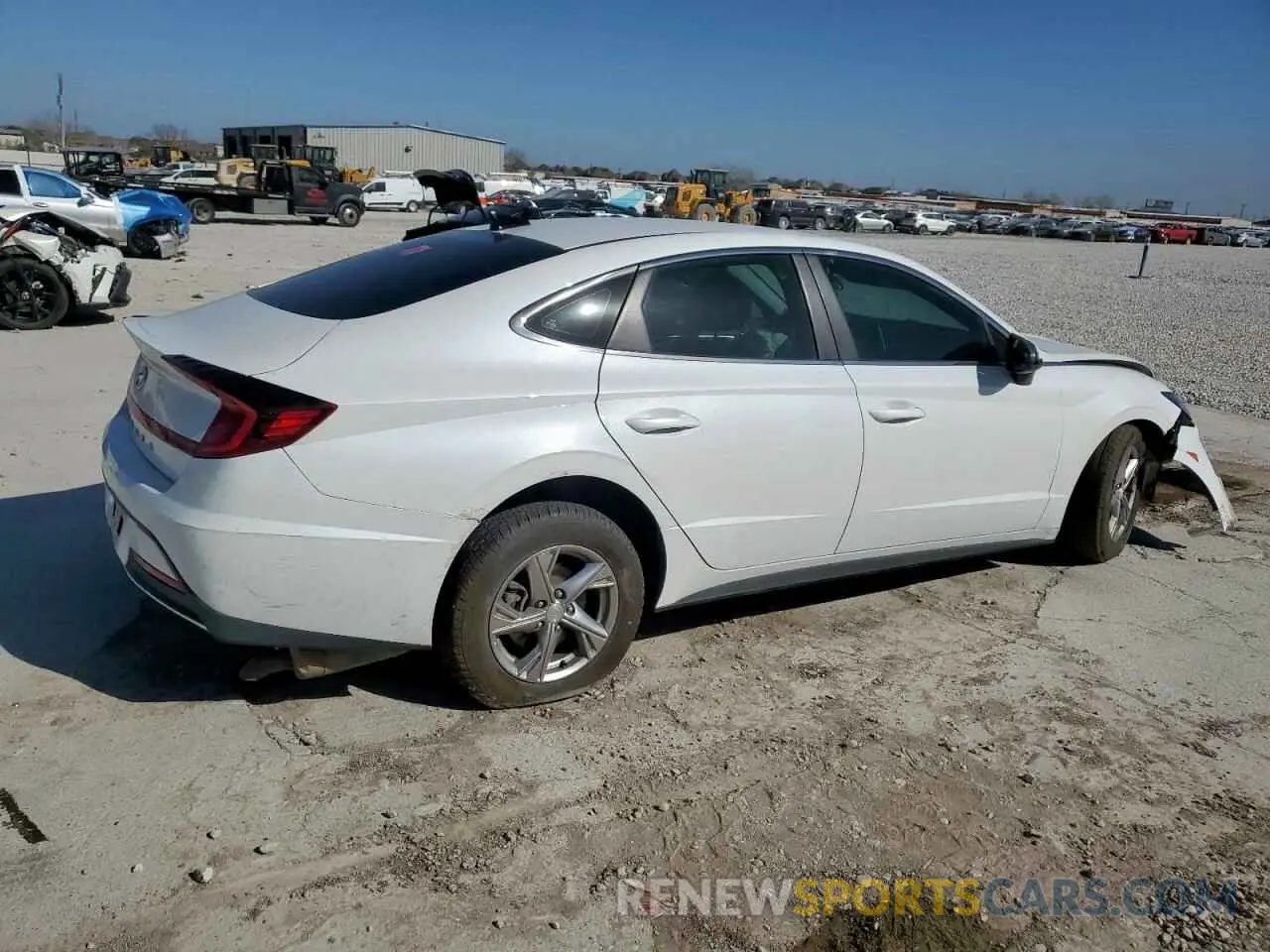 3 fotografías del automóvil dañado 5NPEG4JA2NH138276 HYUNDAI SONATA 2022