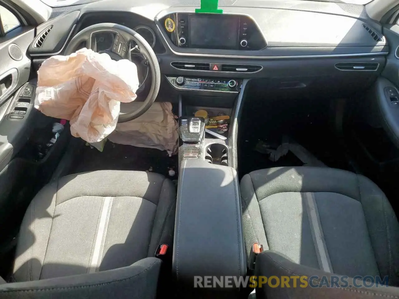 8 fotografías del automóvil dañado 5NPEG4JA2NH138276 HYUNDAI SONATA 2022