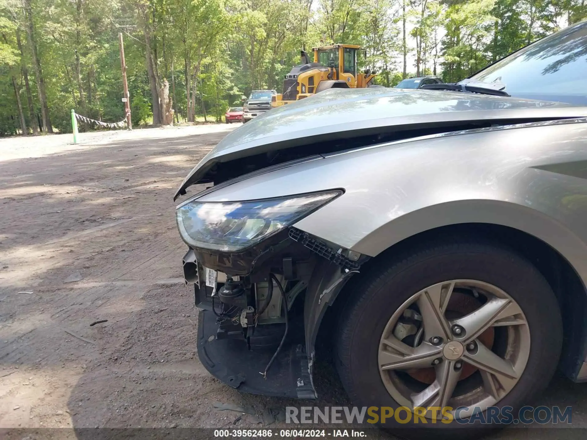 6 fotografías del automóvil dañado 5NPEG4JA2NH146572 HYUNDAI SONATA 2022