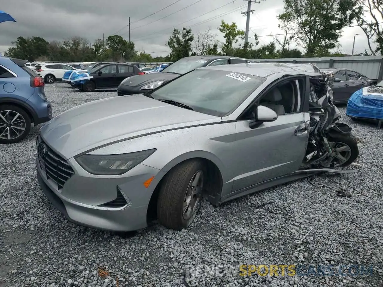 1 fotografías del automóvil dañado 5NPEG4JA2NH150380 HYUNDAI SONATA 2022