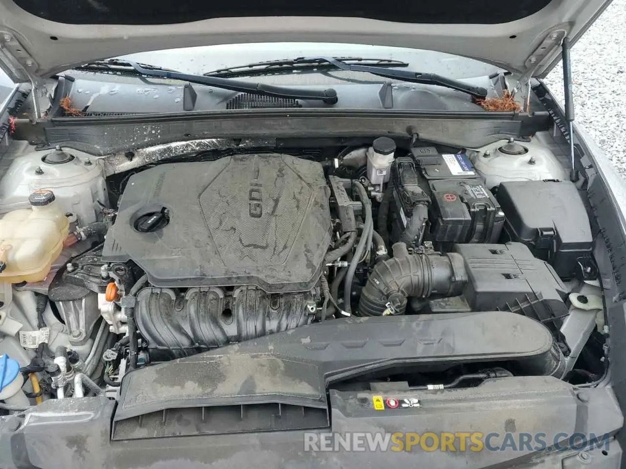 11 fotografías del automóvil dañado 5NPEG4JA2NH150380 HYUNDAI SONATA 2022