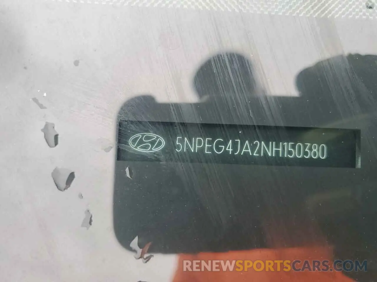 12 fotografías del automóvil dañado 5NPEG4JA2NH150380 HYUNDAI SONATA 2022