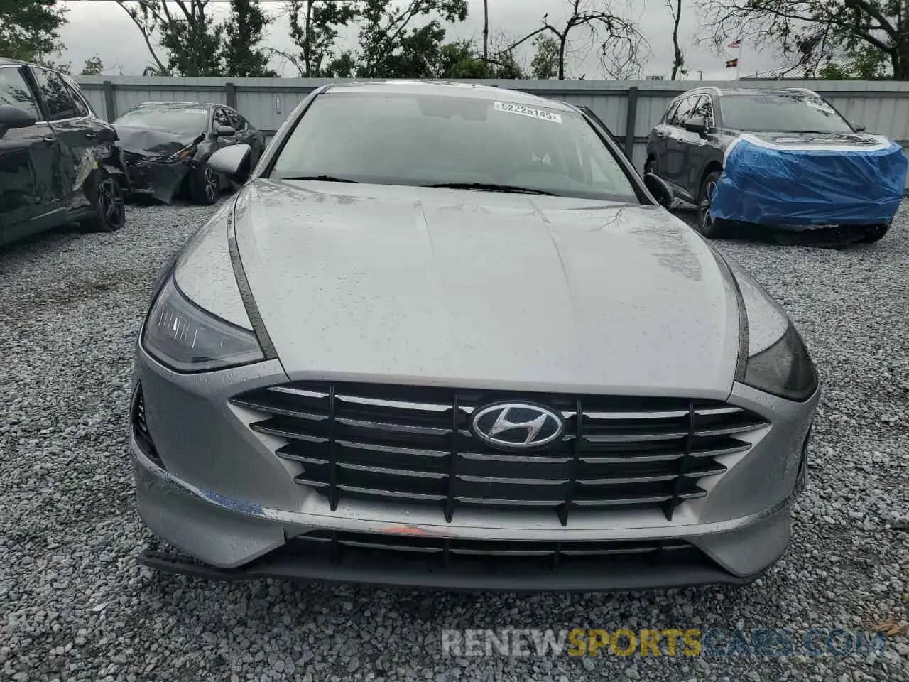 5 fotografías del automóvil dañado 5NPEG4JA2NH150380 HYUNDAI SONATA 2022