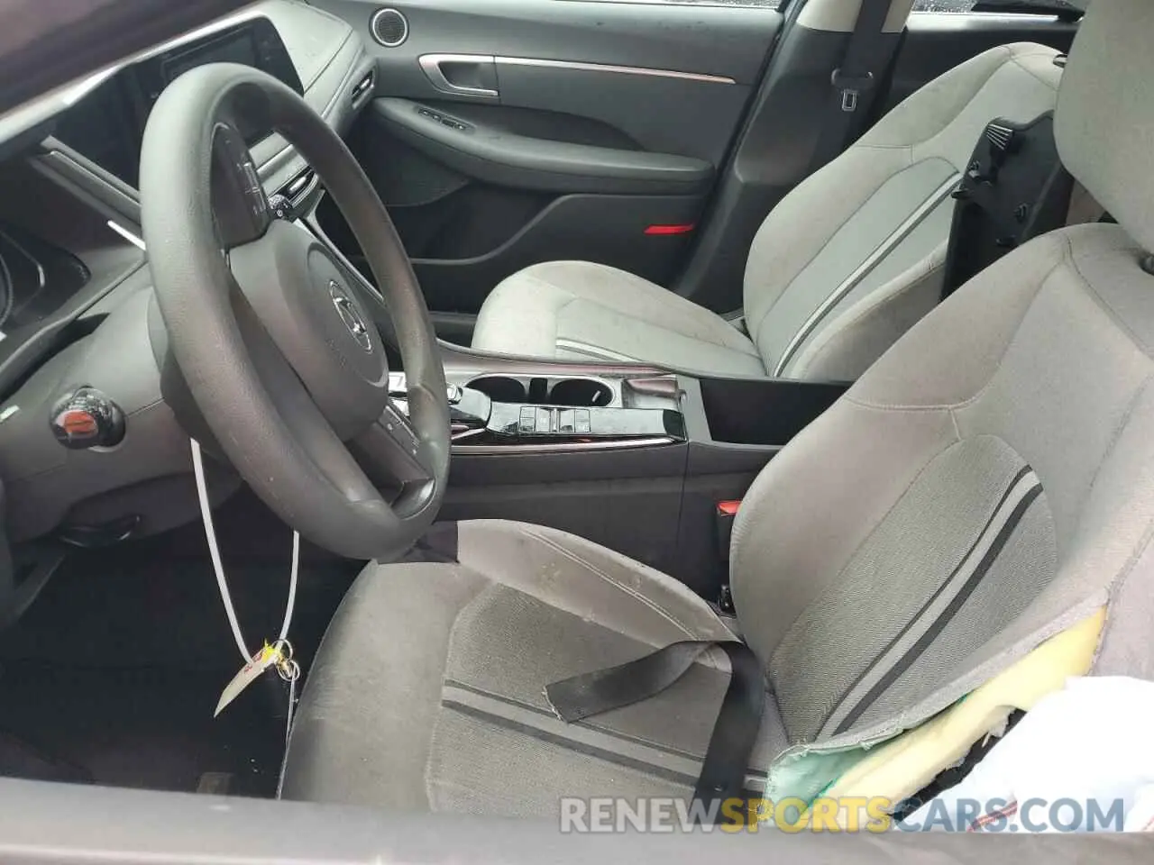 7 fotografías del automóvil dañado 5NPEG4JA2NH150380 HYUNDAI SONATA 2022