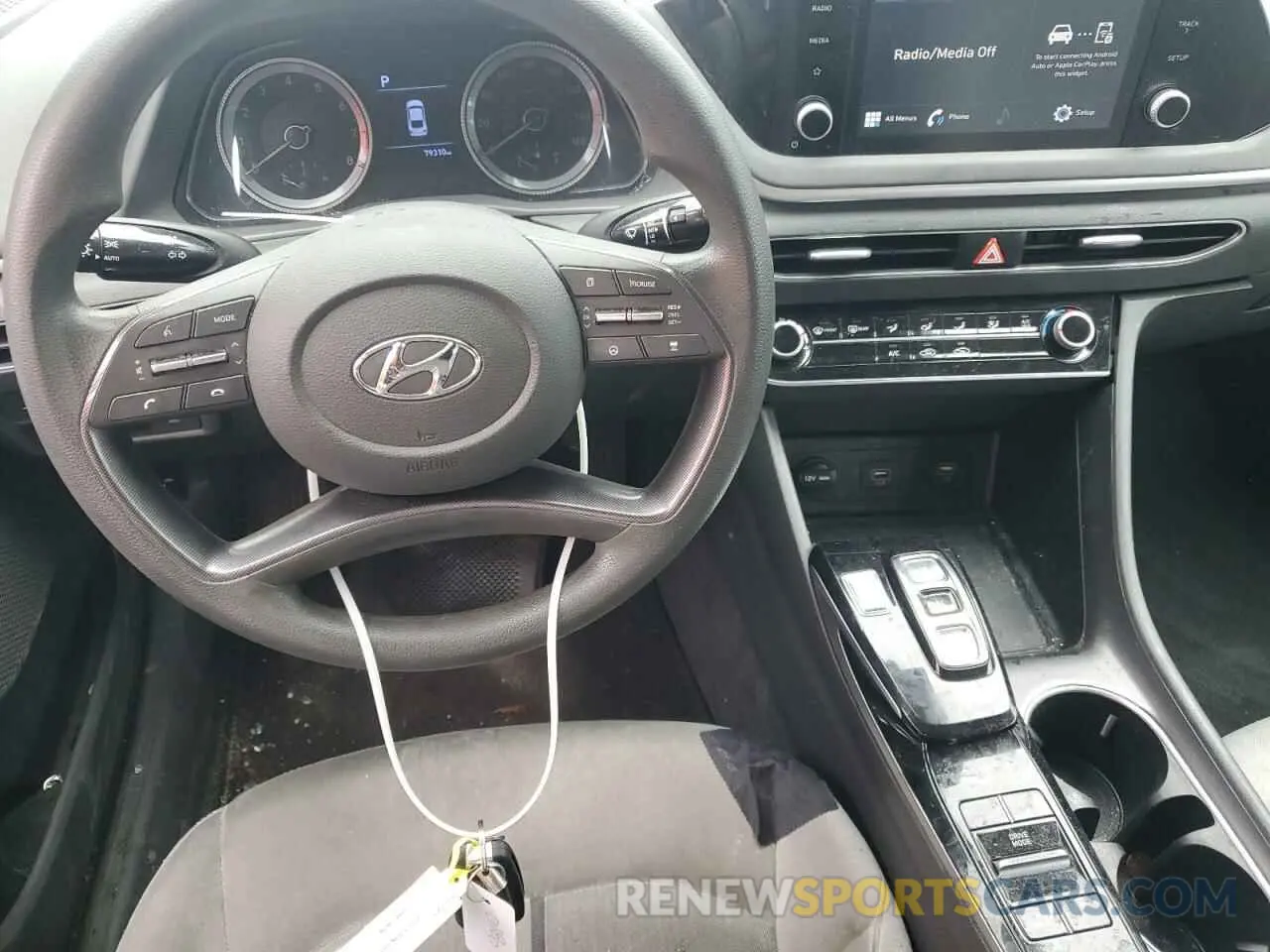 8 fotografías del automóvil dañado 5NPEG4JA2NH150380 HYUNDAI SONATA 2022