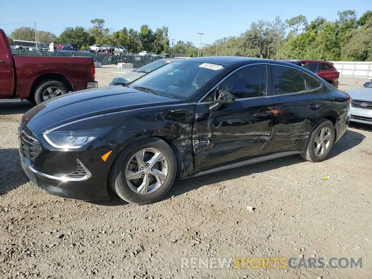 1 fotografías del automóvil dañado 5NPEG4JA3NH134706 HYUNDAI SONATA 2022