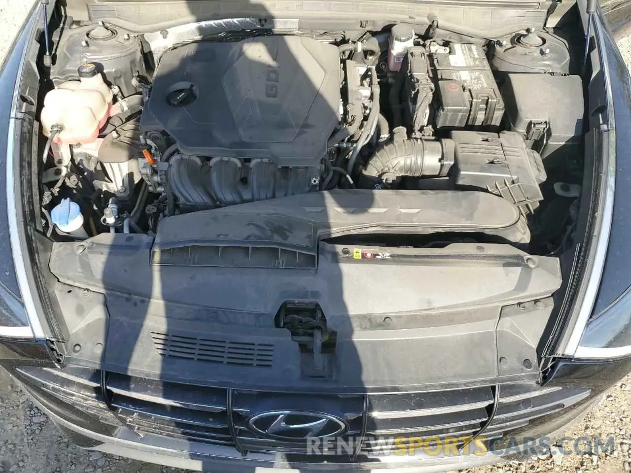 11 fotografías del automóvil dañado 5NPEG4JA3NH134706 HYUNDAI SONATA 2022