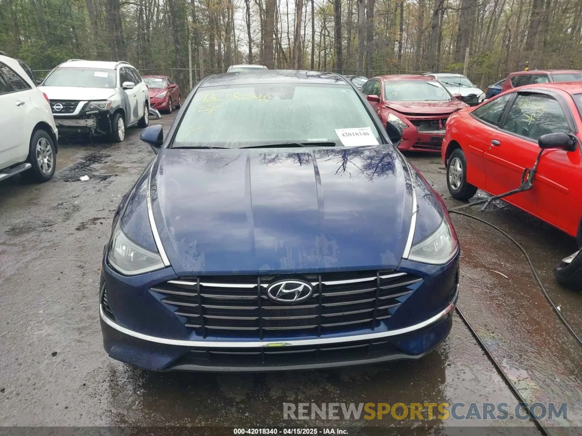 12 fotografías del automóvil dañado 5NPEG4JA3NH146189 HYUNDAI SONATA 2022