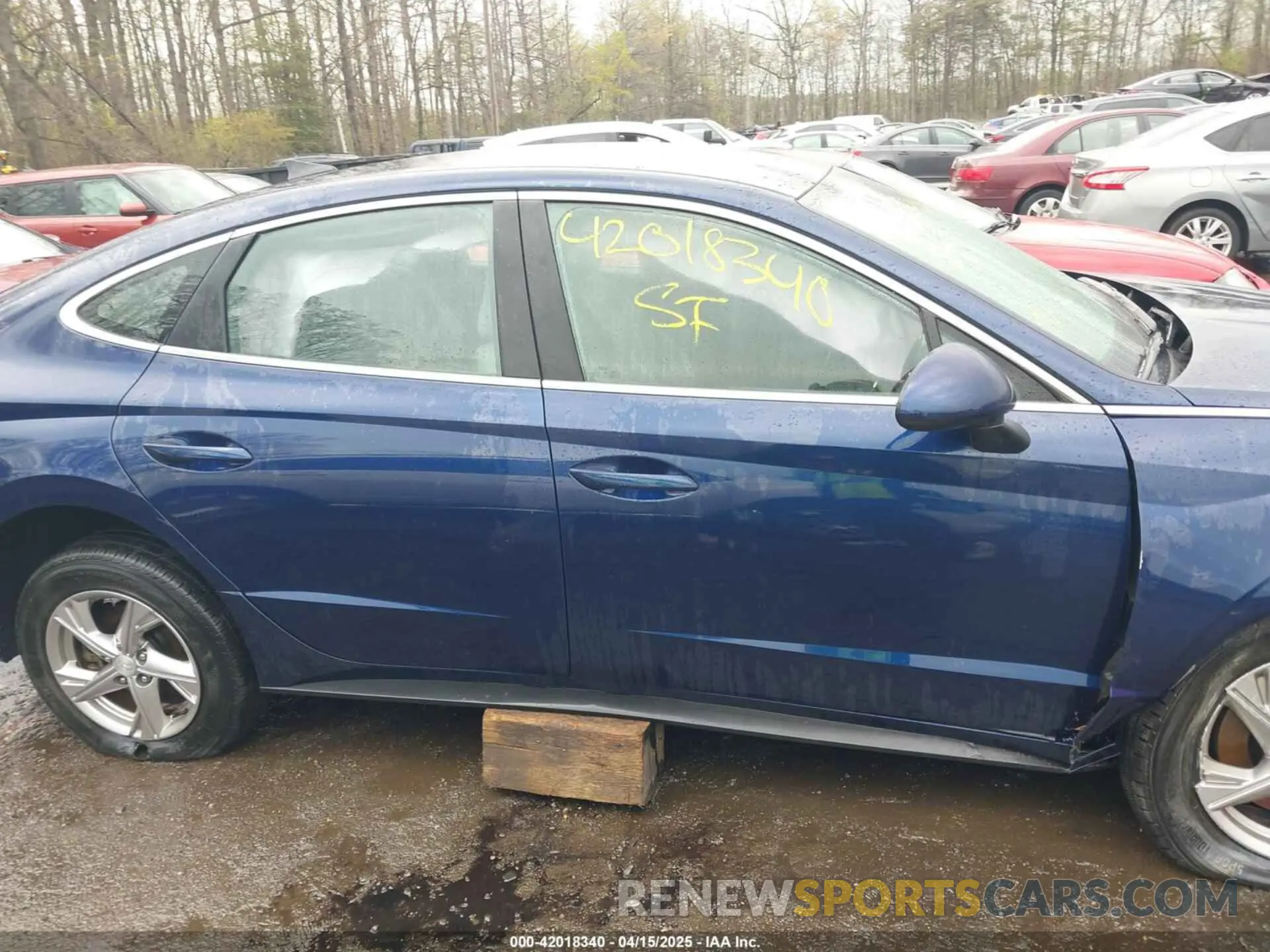 13 fotografías del automóvil dañado 5NPEG4JA3NH146189 HYUNDAI SONATA 2022