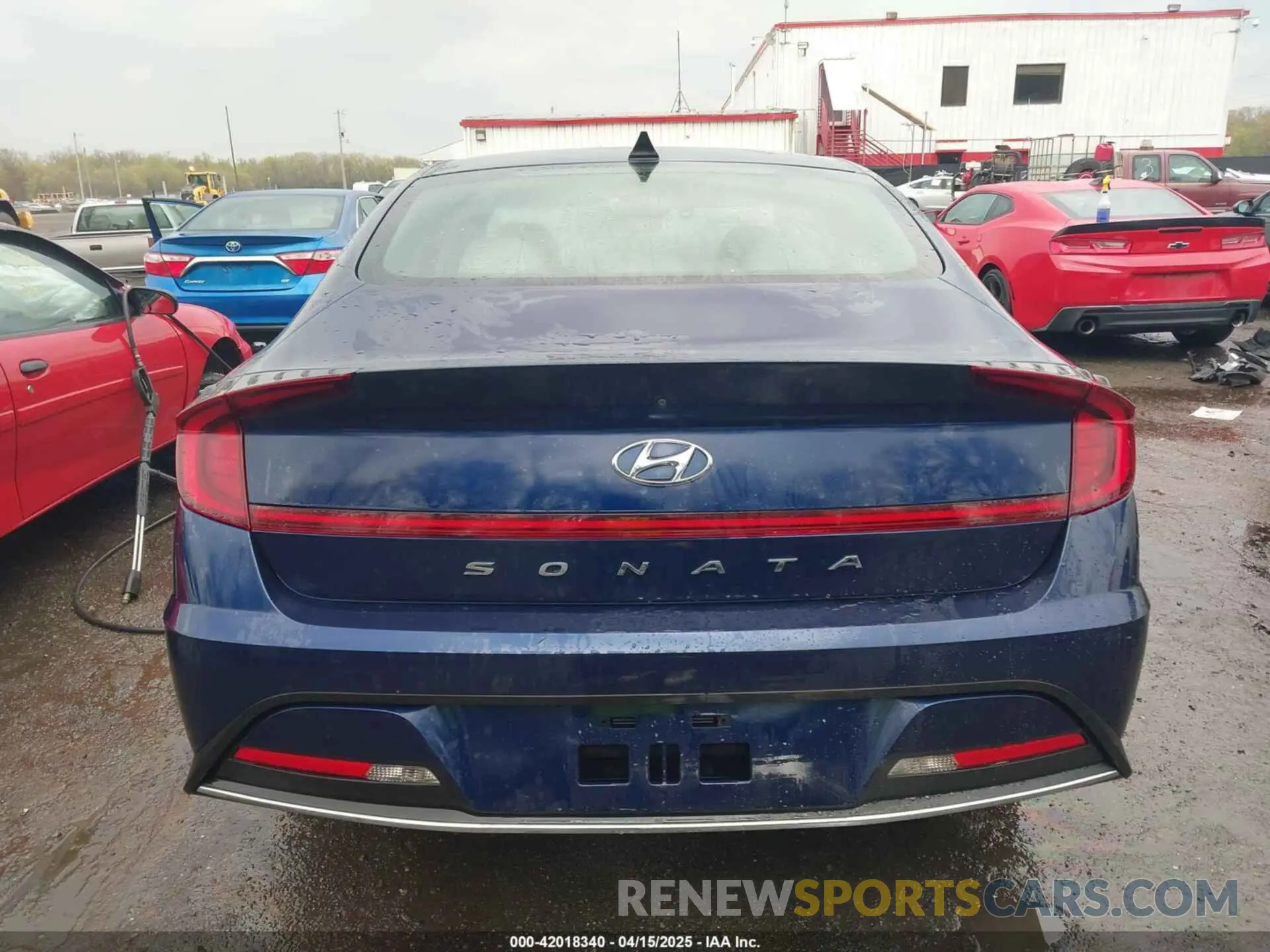 16 fotografías del automóvil dañado 5NPEG4JA3NH146189 HYUNDAI SONATA 2022