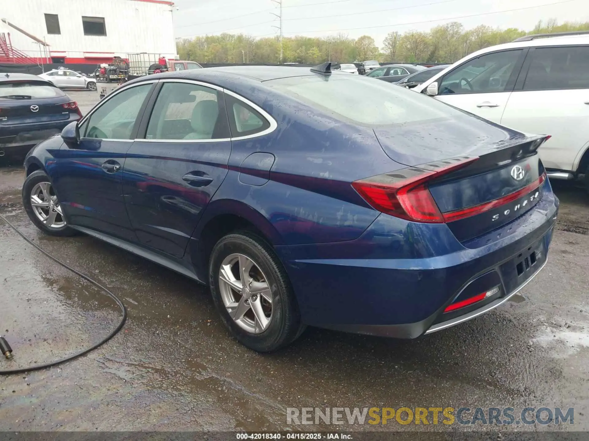 3 fotografías del automóvil dañado 5NPEG4JA3NH146189 HYUNDAI SONATA 2022