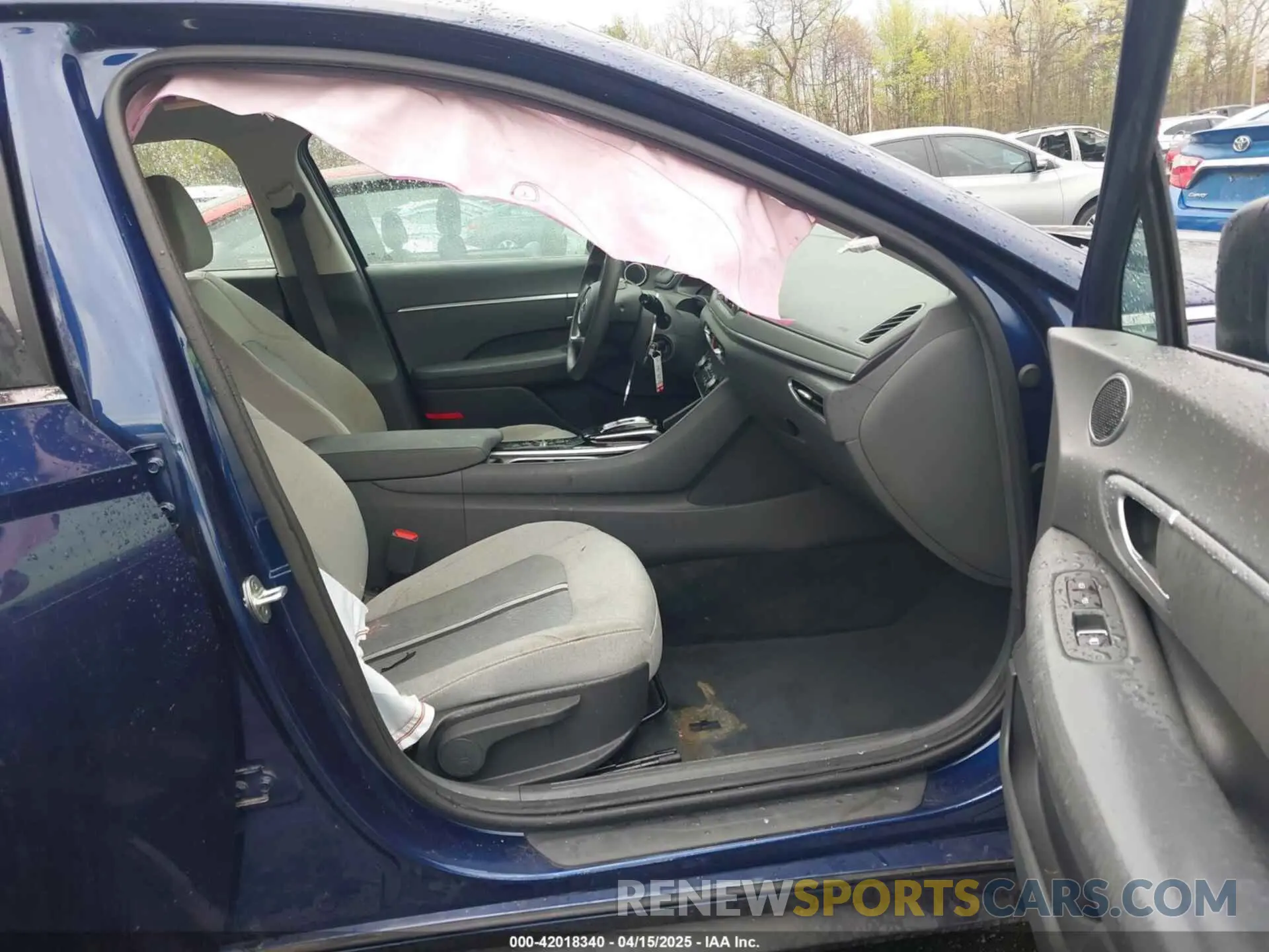 5 fotografías del automóvil dañado 5NPEG4JA3NH146189 HYUNDAI SONATA 2022