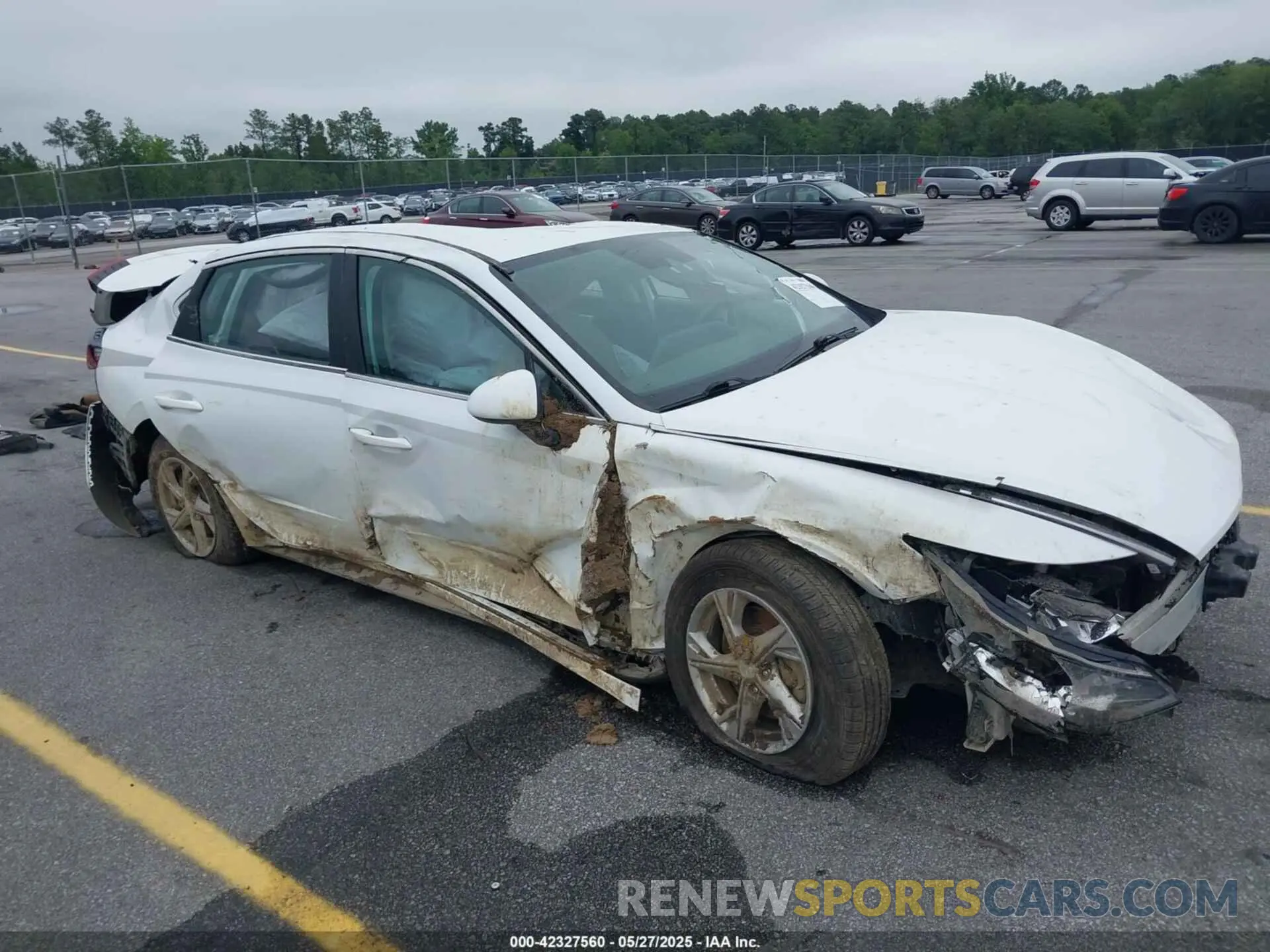 1 fotografías del automóvil dañado 5NPEG4JA5NH136148 HYUNDAI SONATA 2022