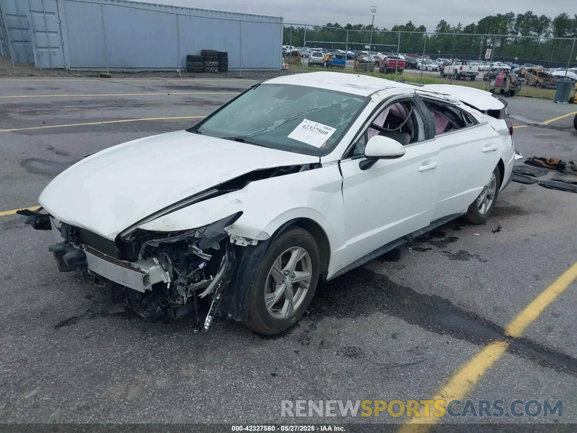 2 fotografías del automóvil dañado 5NPEG4JA5NH136148 HYUNDAI SONATA 2022