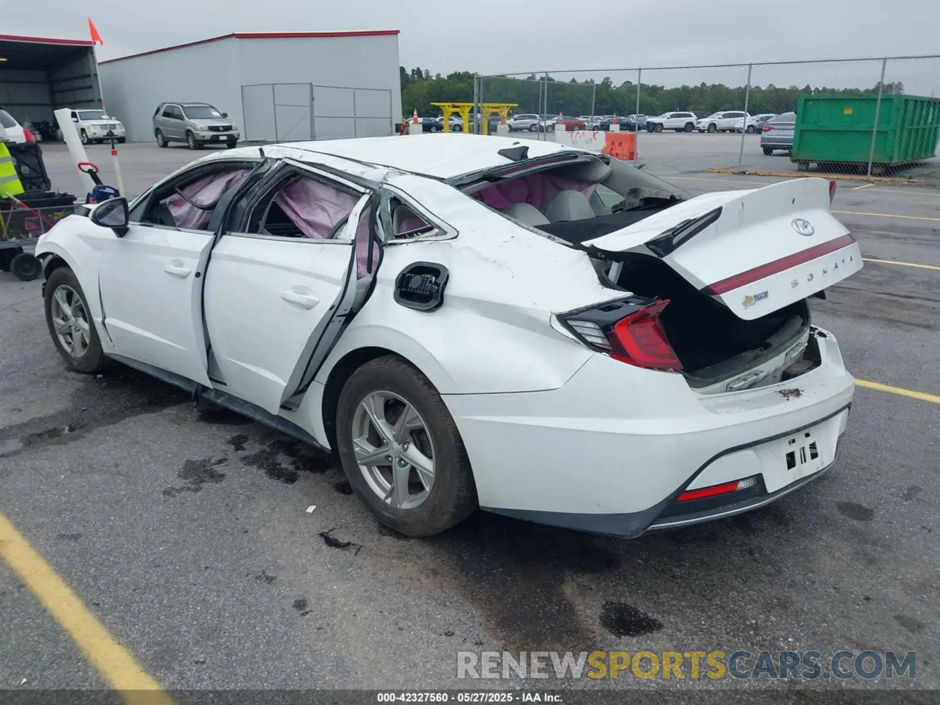 3 fotografías del automóvil dañado 5NPEG4JA5NH136148 HYUNDAI SONATA 2022