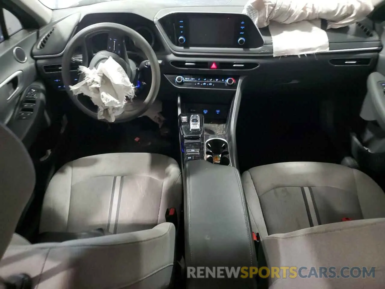 8 fotografías del automóvil dañado 5NPEG4JA5NH139034 HYUNDAI SONATA 2022